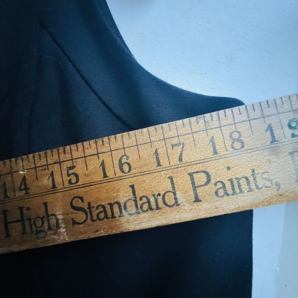 Eileen Fisher Dress M Black Stretch Ponte Minimalist Sleeveless NWT - Picture 11 of 12